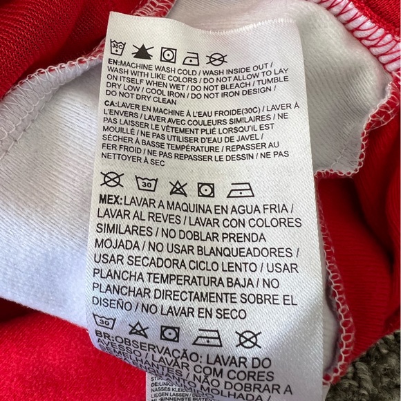 Nike G4G Tricot Track Jacket Size in Red with Black-White Toddler Size 5-6 YRS - Picture 7 of 8